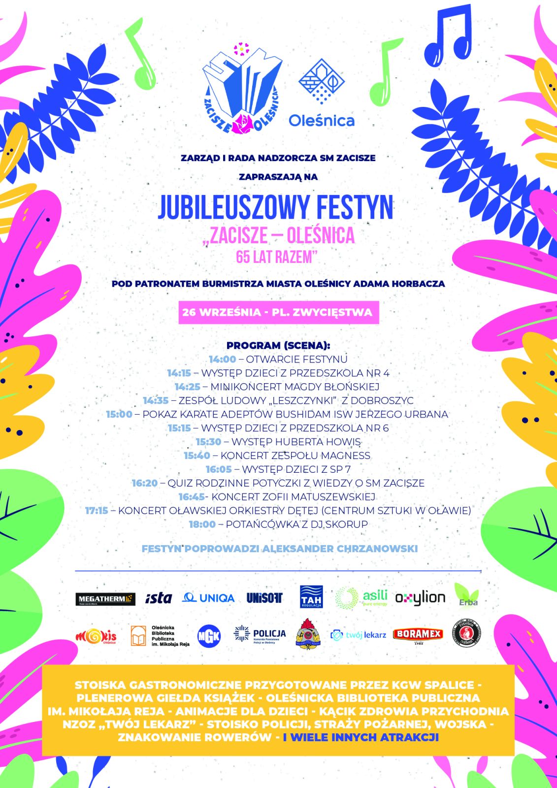 Jubileuszowy Festyn "Zacisze - Oleśnica 65 lat razem - 26 września